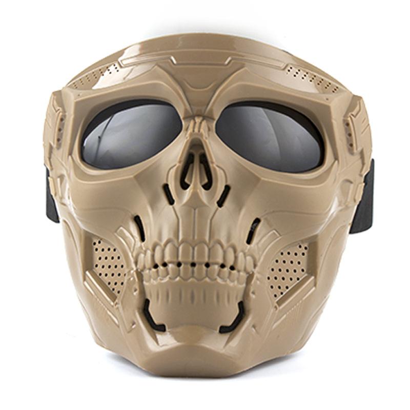 Vintage Face Mask Goggles Unisex Personalized Horror Halloween Skull Motorcycle Retro Goggles