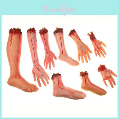 High Quality Halloween Fake Body Parts Decoration Gory Severed Hand And Arm Prop