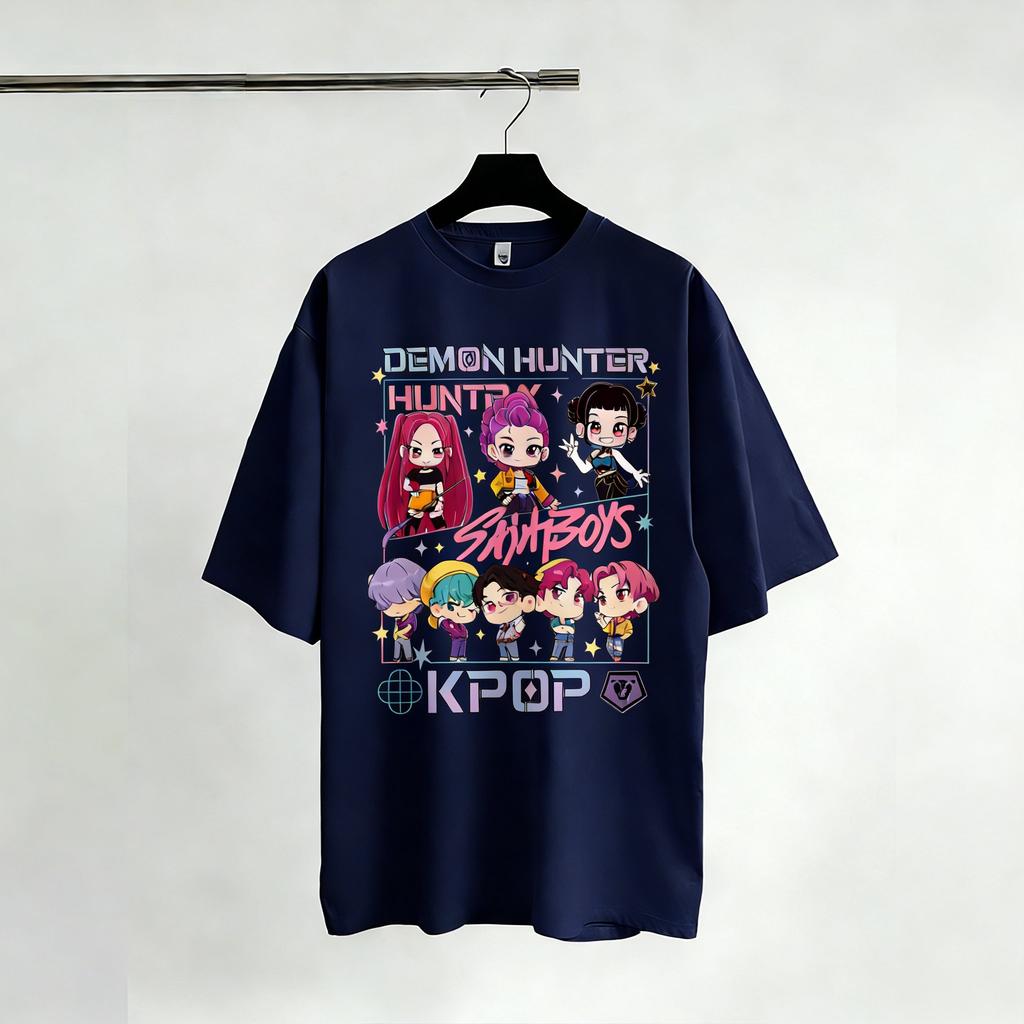 KPop Demon Hunters TShirts Women Man Retro Movie Shirt Graphic Tee Streetwear Short Sleeve Tee Summer Casual Tops Fashion 2026