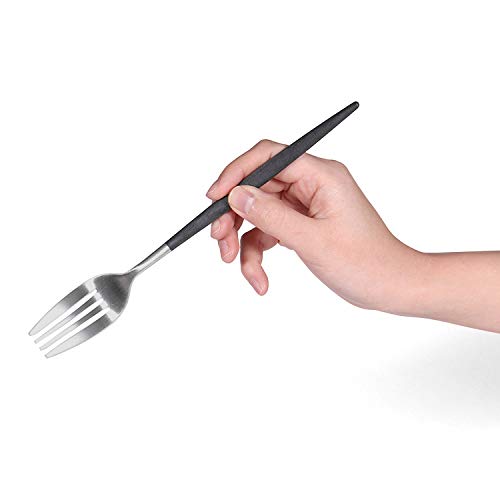 Cutipol MIO Black Silver Table Fork MI04