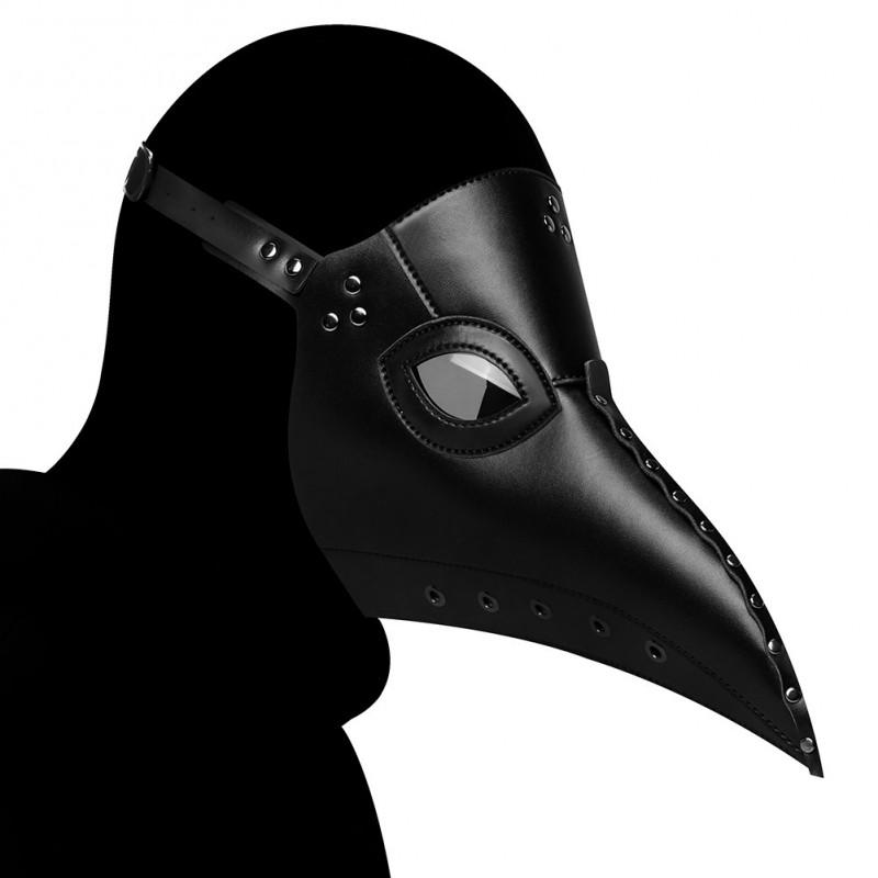Plague Doctor Mask Halloween Cosplay Medieval Bird Beak Party PU Material