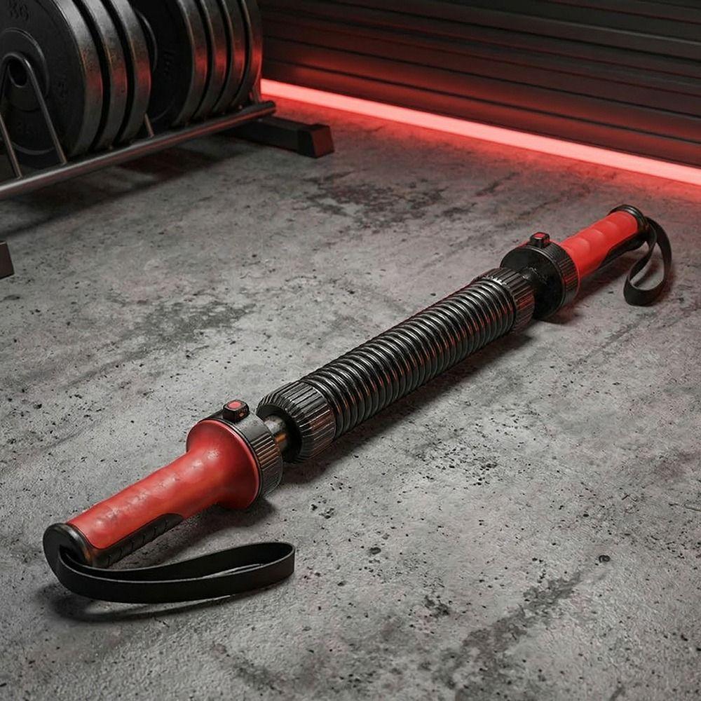 Adjustable Spring Strength Training Equipment Ergonomic Fitness Power Twister Bar Muscle Fitness