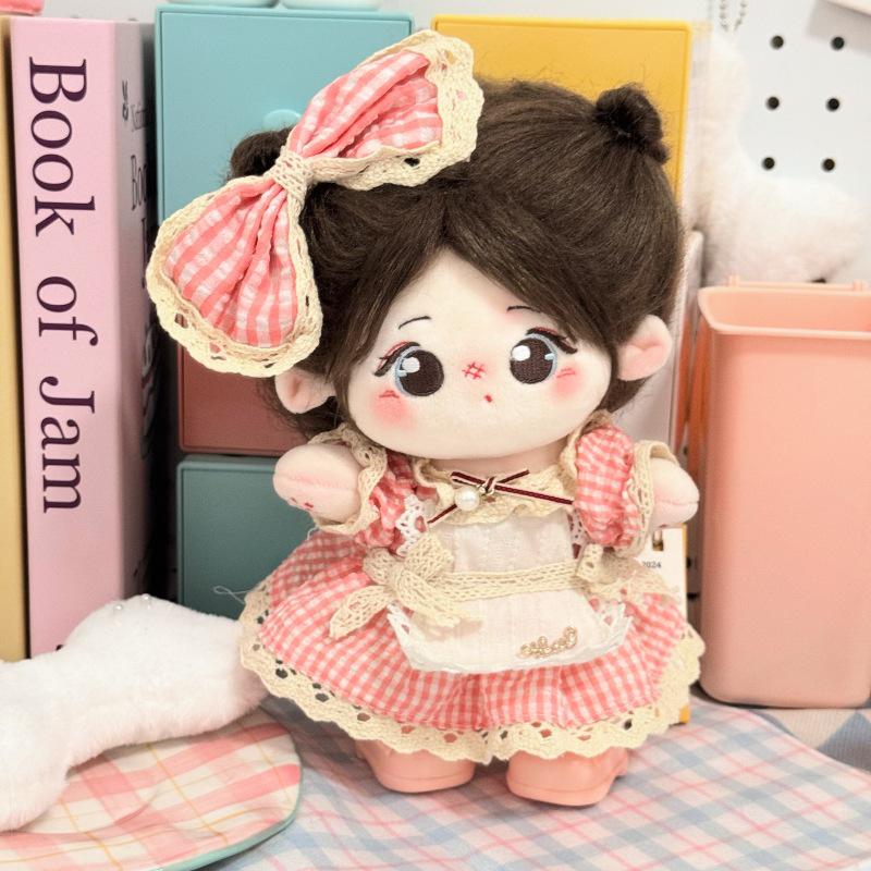 Unisex 20cm Cotton Plush Doll Clothes - Dress Up Fashionable Outfits