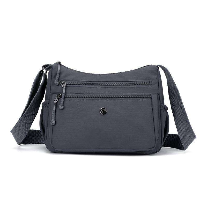 

New casual commuter women s shoulder bag large capacity multi-compartment small square bag nylon messenger bag women