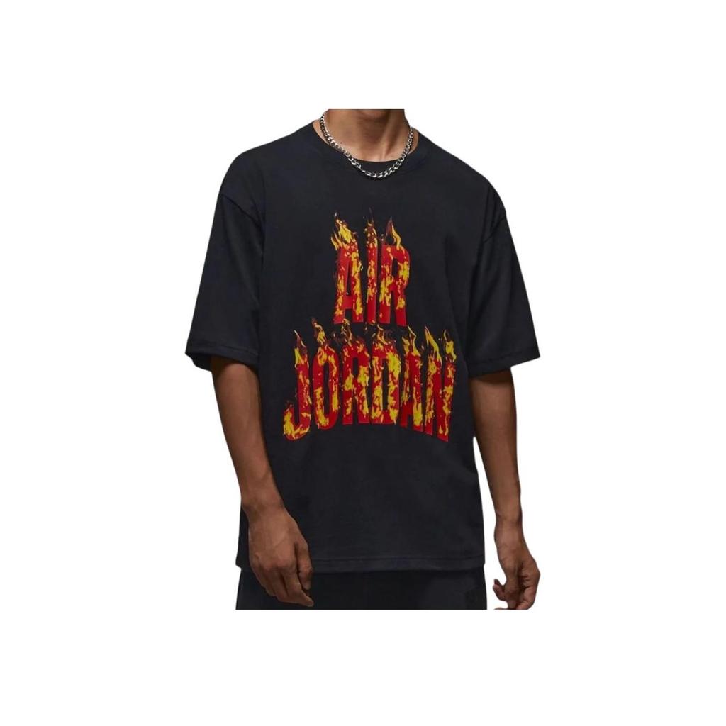 New Jordan Air T Shirts Unisex Black IQ6957-010