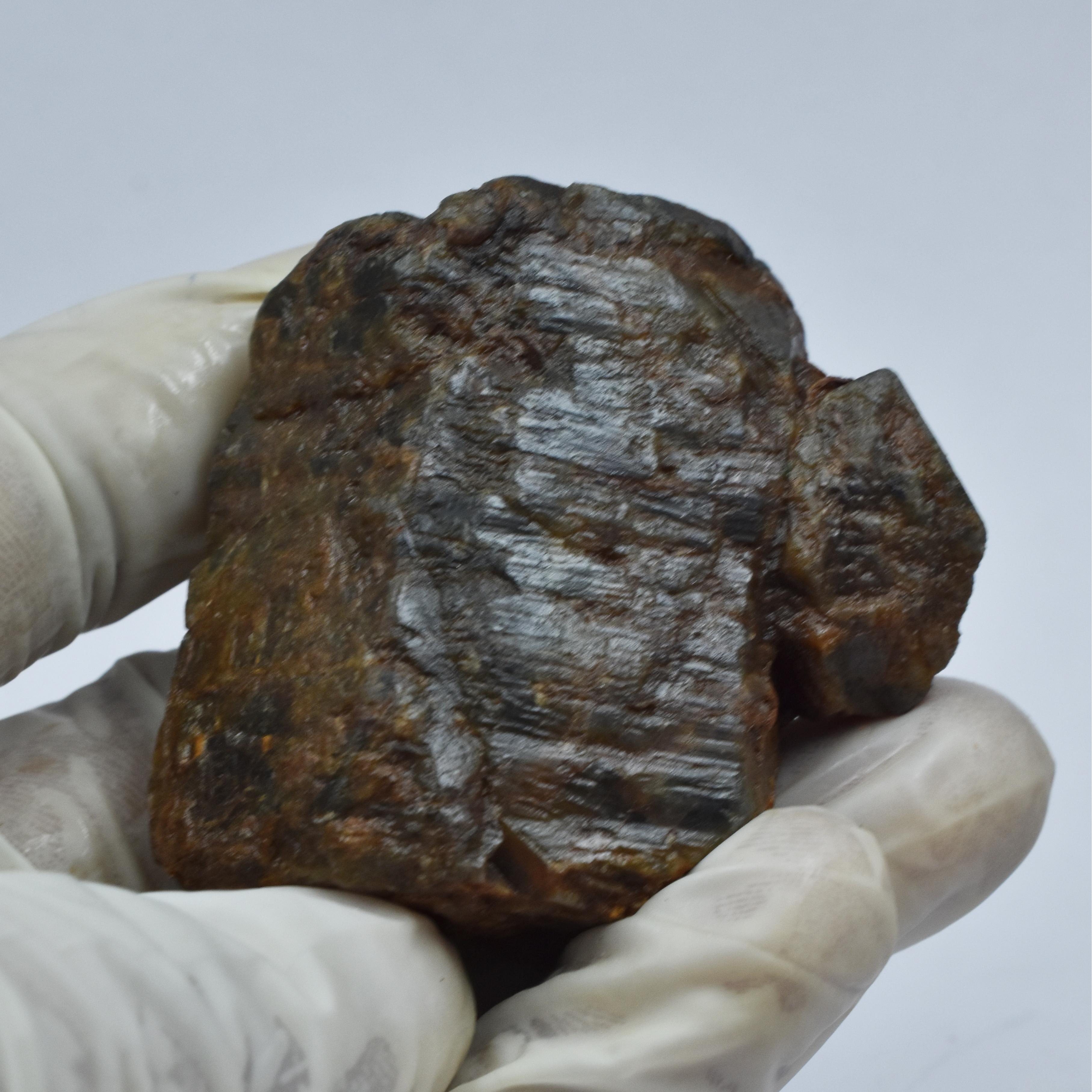 

СЕРТИФІКОВАНИЙ Синій Сапфір Необроблений Неогранований 274.3 Кт Натуральний Вільний Дорогоцінний Камінь Для Подарунка AR-2513 39.6 mm approx синій