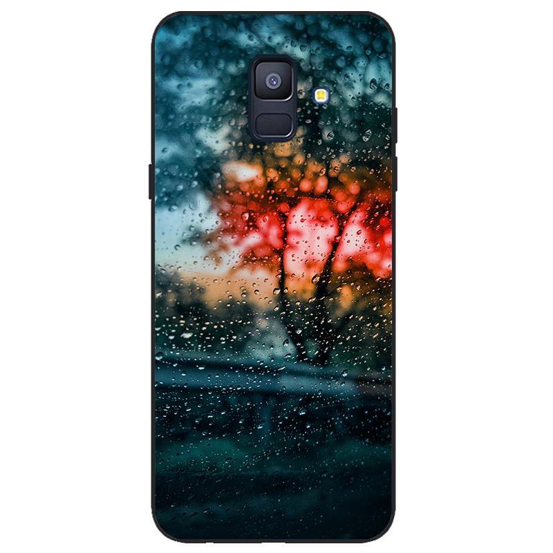 For Samsung Galaxy A6 2018 Silicone Case SIM SM A600 A600F Phone Case Tpu Case Coque Samsung Galaxy A62018 black