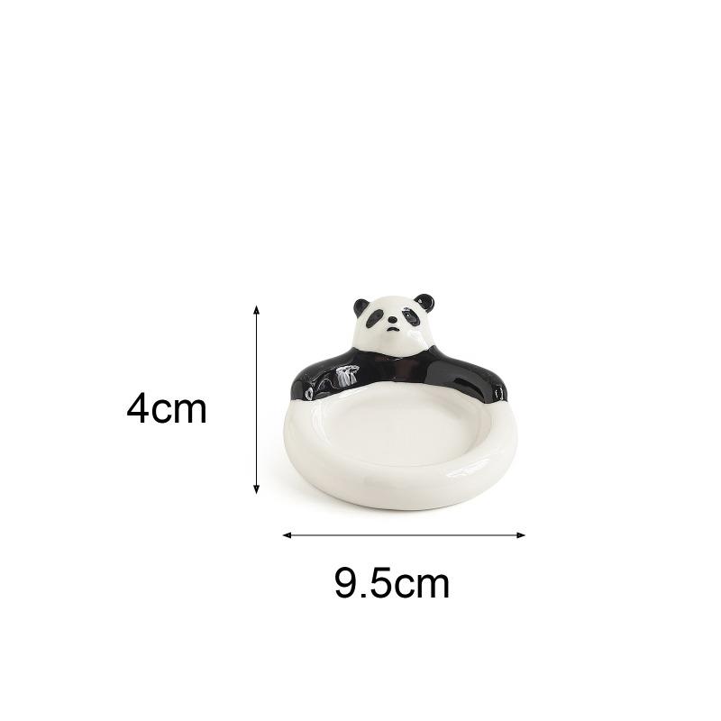 Irregular Shaped Ceramic Seasoning Dish Cute Polar Bear Penguin Dip Dish Seasoning Tool Cartoon Ceramic Snack Dish Distributor