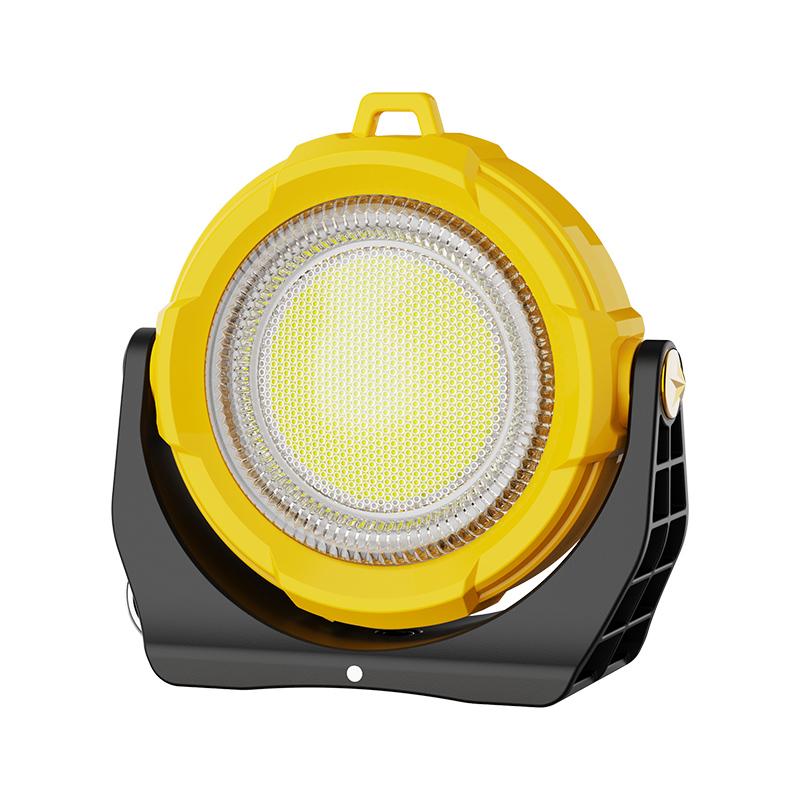 Mini LED Solar Working Light Multifunctional Rechargeable Portable COB Flashlight Outdoor Camping Torch Built-in 3600mAh Battery