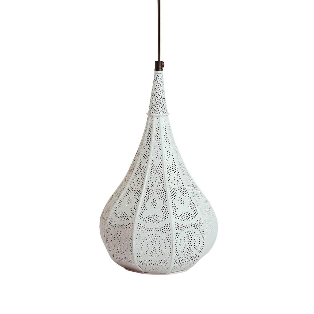 'Moroccan Flame' Pendant Hanging Light for Living Room (13.8 Inch, Iron, Matte Finish) |Pendant Light for Ceiling Light For Living Room