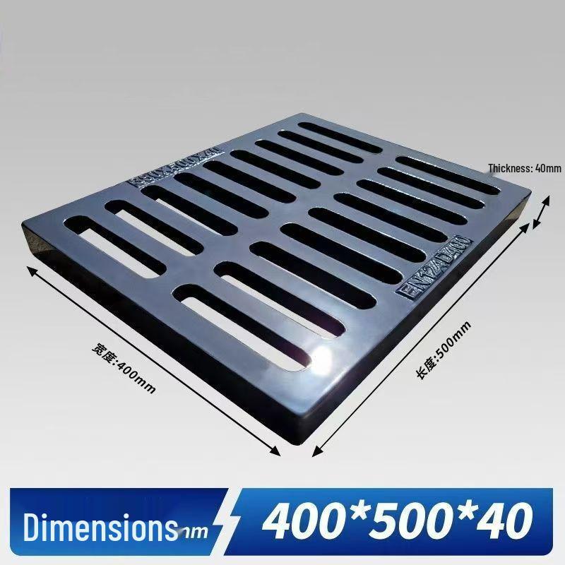 Cast Iron Manhole & Drainage Grate for Sewer/Rainwater Ditch or Courtyard.