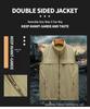 Men's Double-Sided Multi-Pocket Fleece-Lined Workwear Vest