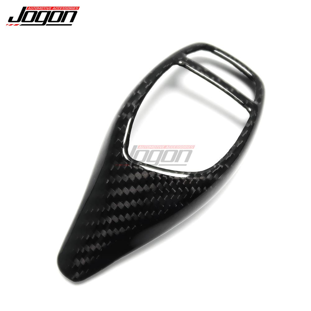 Carbon Fiber for BMW F20 F22 F21 F30 F32 F33 F36 F06 F12 F13 X5 F15 X6 F16 Car Gear Shift Knob Cover Sticker Panel Trim