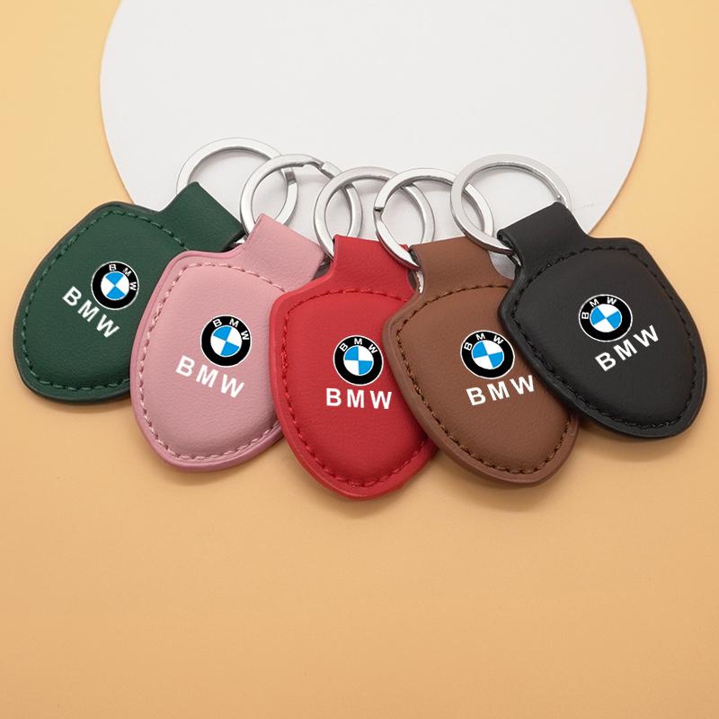 Car Vintage Leather Keyrings Styling Metal Logo Keychain for BMW X1 X3 X4 X5 E46 E90 F20 E60 E39 F10 M1 M2 M3 M5 M6 E87 M Power pdzp71