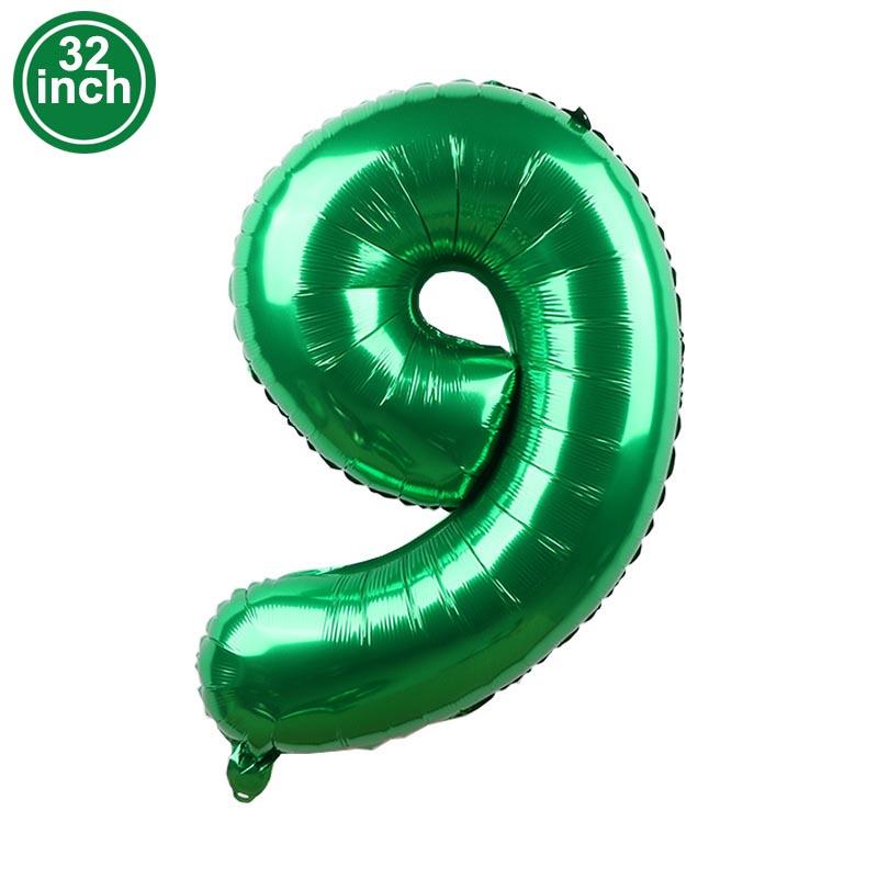 Multi Color Large Numbers 1 Balloon 32Inch 1 2 3 4 5 6 7 8 9 Birthday Ball Red Digit Bachelorette Balloons Figure Golob Balloons