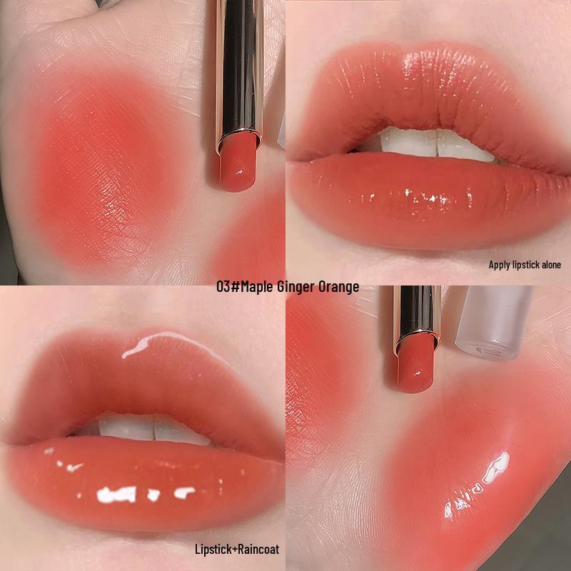 MAXFINE Langanhaltender Wasserdichter Lippenstift: Feuchtigkeitsspendender, Ölbeständiger, Nicht verblassender, Lippenformender Film.