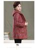 Women's Mid-Length Winter Coat with Thick Velvet Lining for Middle-Aged and Elderly