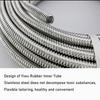 304 Stainless Steel Corrugated Pipe, 16/16.8/20/25mm Water Heater Hose, Hard Corrugated Coil For Hot And Cold Water Inlet And Ou