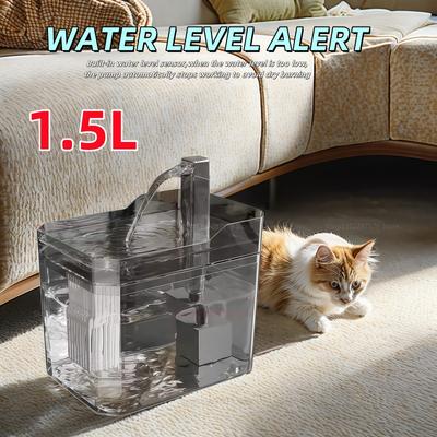 Neuer Katzen Automatischer Wasserspender Trinkzirkulierende Filter Fließendes Wasser Intelligenter Haustier Automatischer Wasserspender