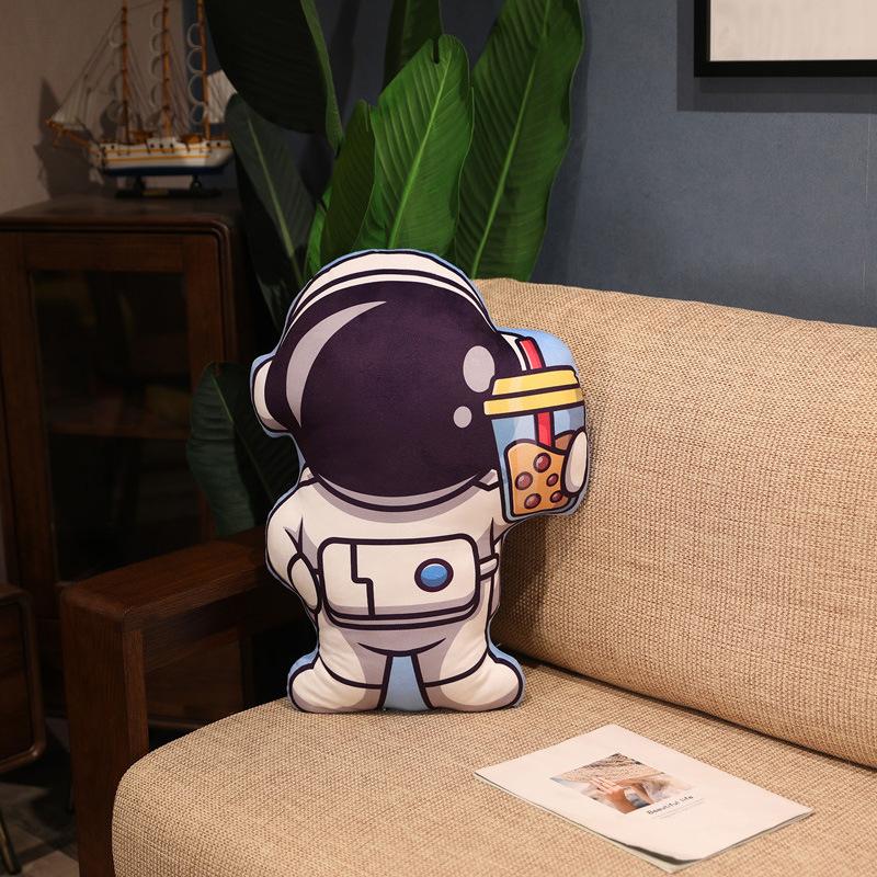 Creative Astronaut Throw Pillow Plush Toy Home Sofa Cushion Decoration Girl Holding Sleeping Doll