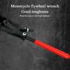 Flywheel Wrench Motorcycle Flywheel Spanner Heavy Duty Manual Iron Motorcycle Spanner For Scooter Repair Disassembly Engine