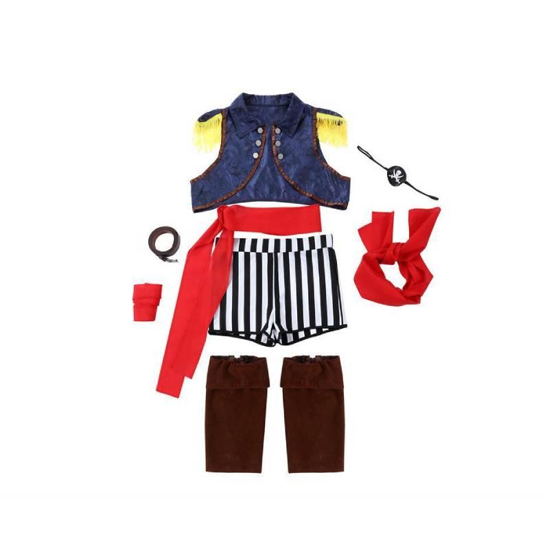 תחפושת שודד קריביים לגברים למבוגרים להאלווין, קוספליי, מסיבת תחפושות, תלבושת להופעה בימתית של מלח