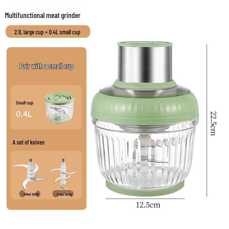 Automatic Multi-Functional Electric Meat Grinder & Garlic Paste Chopper for Baby Food