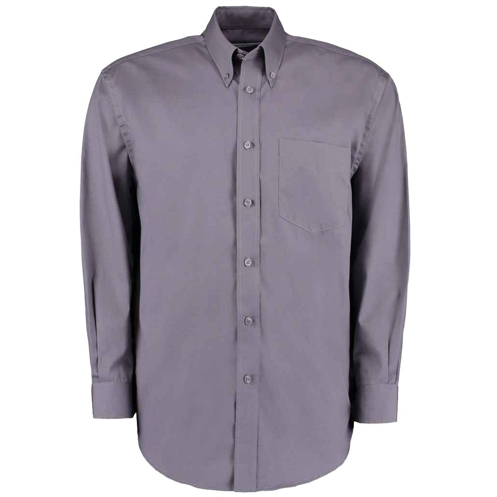 Kustom Kit Mens Premium Oxford Classic Long-Sleeved Shirt