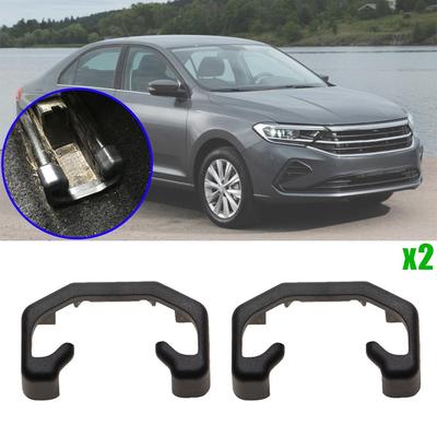 2Pcs For VW Polo Liftback 2020 2021 2022 2023 2024 Car Seat Slide Sliding Rail Blanking Cap Cover Black 5J788147747H
