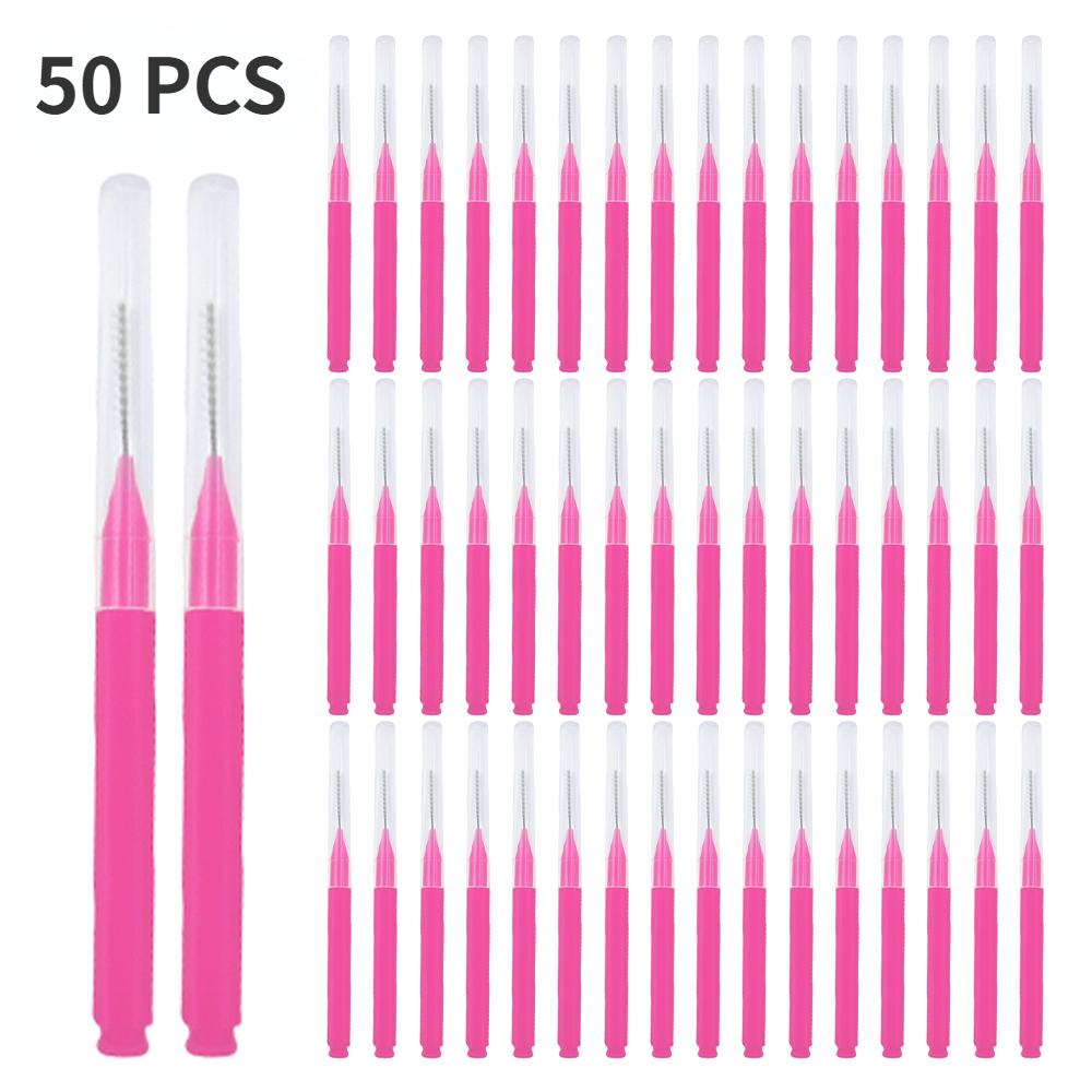 5/10/50PCS Mini Eyebrow Brush Brow Perm Brush Disposable Brow Lifting Brushes Bendable Micro Eyelash Brush Applicators Tools