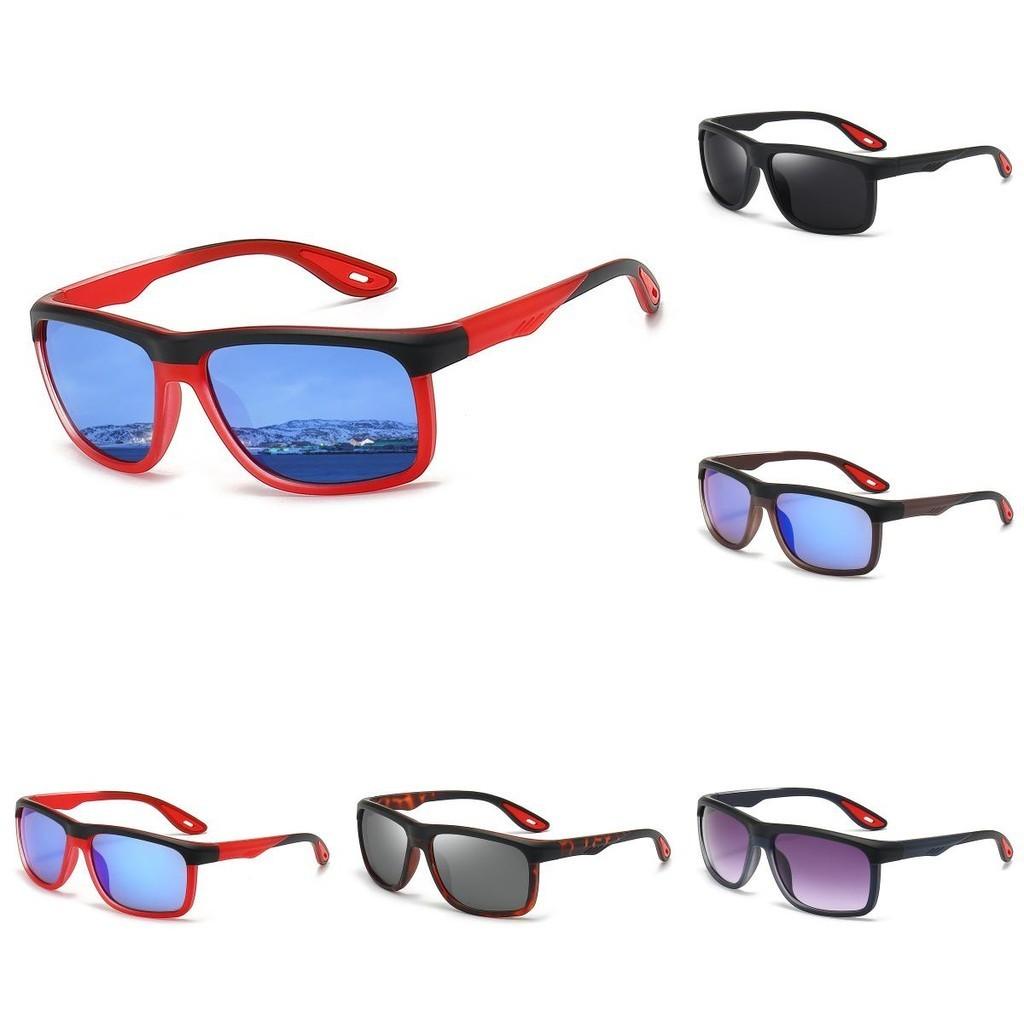 Unique Oval Design Frame Polarized Sunglasses  Summer Outdoor Sun Protection