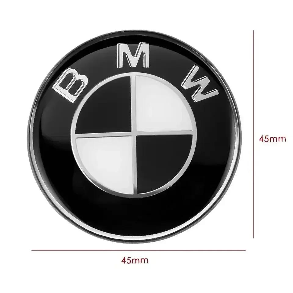 2025 Heiß 45mm Für BMW Auto Lenkrad Abzeichen Aufkleber Dekoration Zubehör Für BMW E46 E85 E60 F10 E39 F30 E36 F20 E87 E90 E7