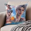 Hot Game Love And Deepspace Cushion Cover Pillowcase Antidustmite Invisible Zipper Short Plush Sofa Cushion