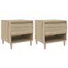VidaXL Bedside Tables 2pcs Sonoma Oak 50x46x50cm Engineered Wood 819539