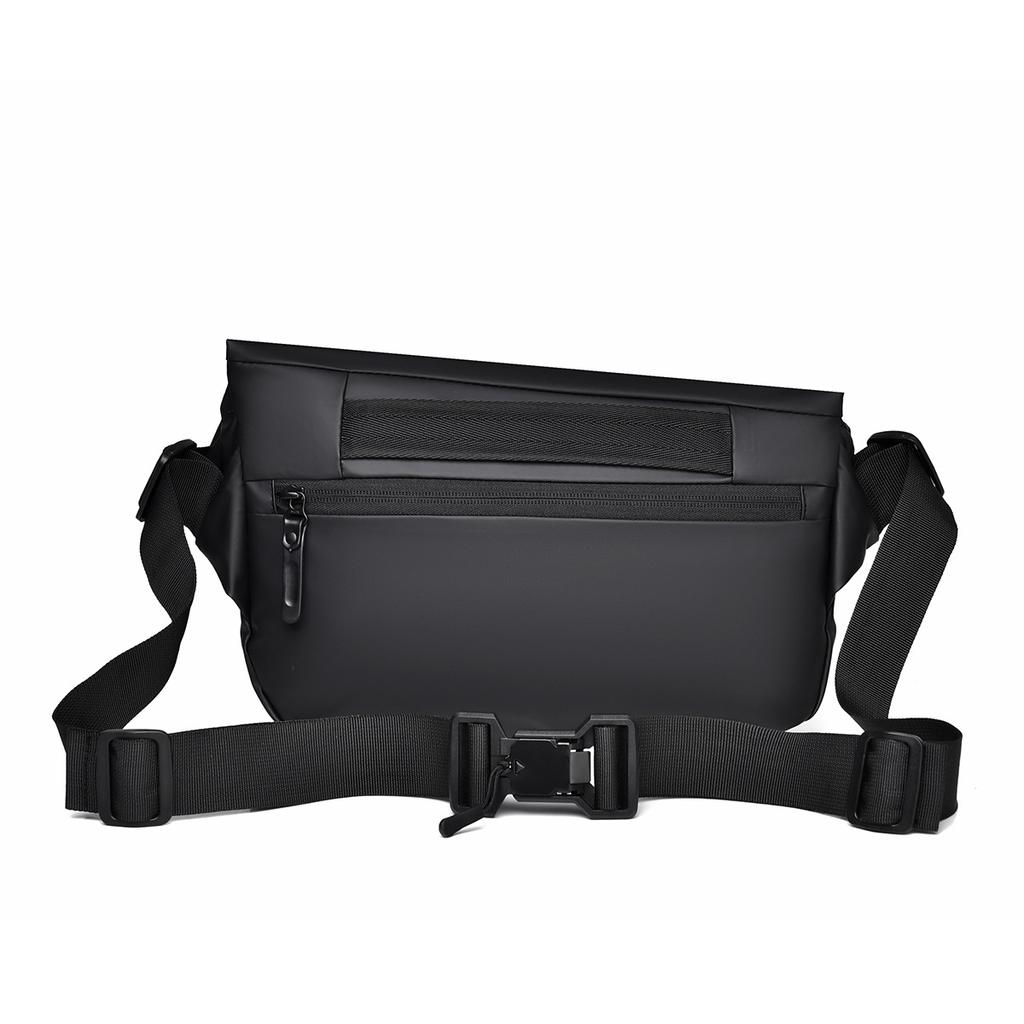 Men's Motorcycle Crossbody Bag, Water-repellent Multi-functional Chest Bag, Cool Crossbody Single-shoulder Bag