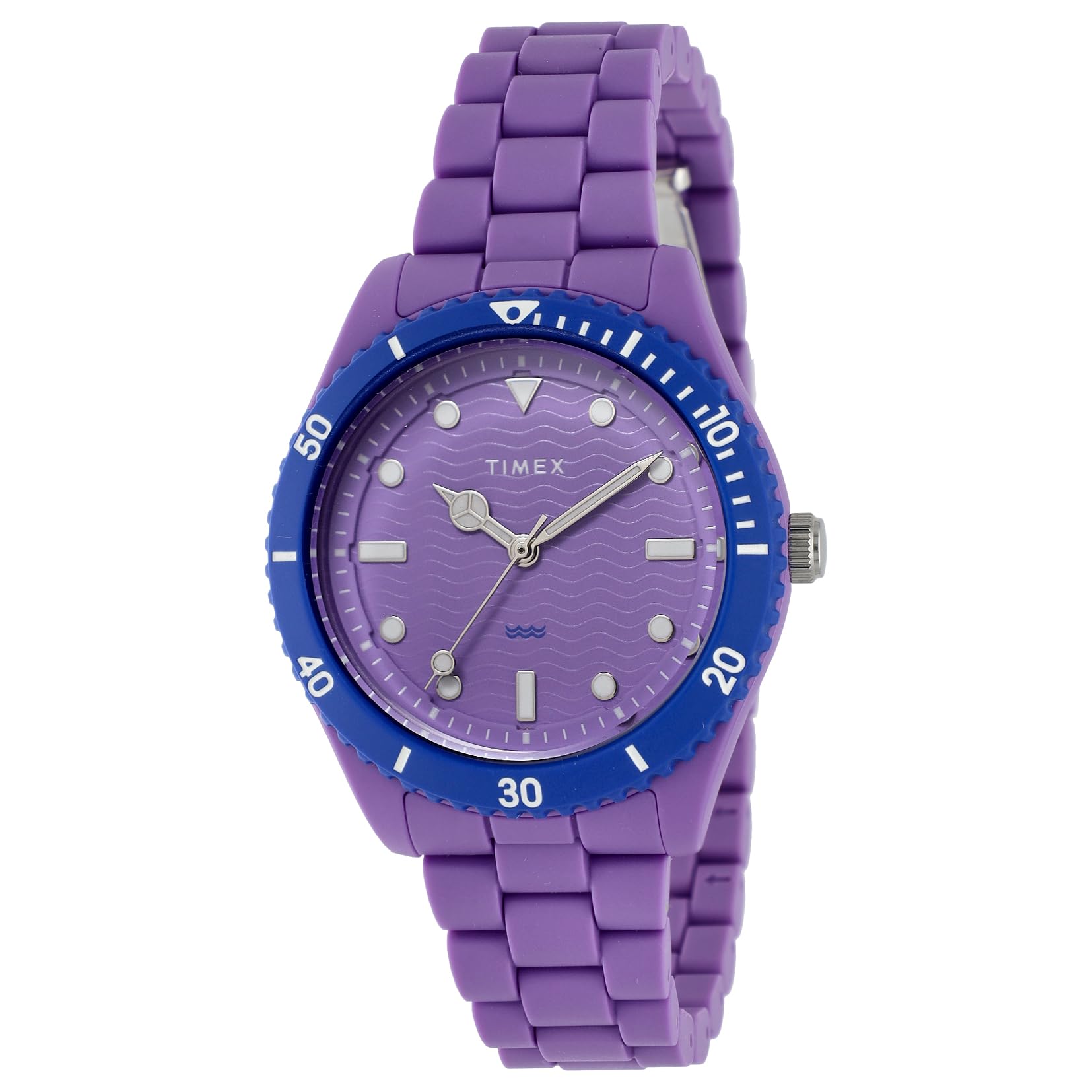 

Часы унисекс Timex Trend TW2Y04800 кварцевые 30M водонепроницаемые минеральное стекло светло-фиолетовый циферблат переработанный пластик [TIMEX] [Товар] светло-фиолетовый