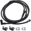 FZJDSD Windshield Washer Nozzle Hose Kit Compatible with Ford F-250 F-350 F-450 F-550 2011-2016 Replace BC3Z-17603-A Washer Nozzle Jets BC3Z-17K605-B