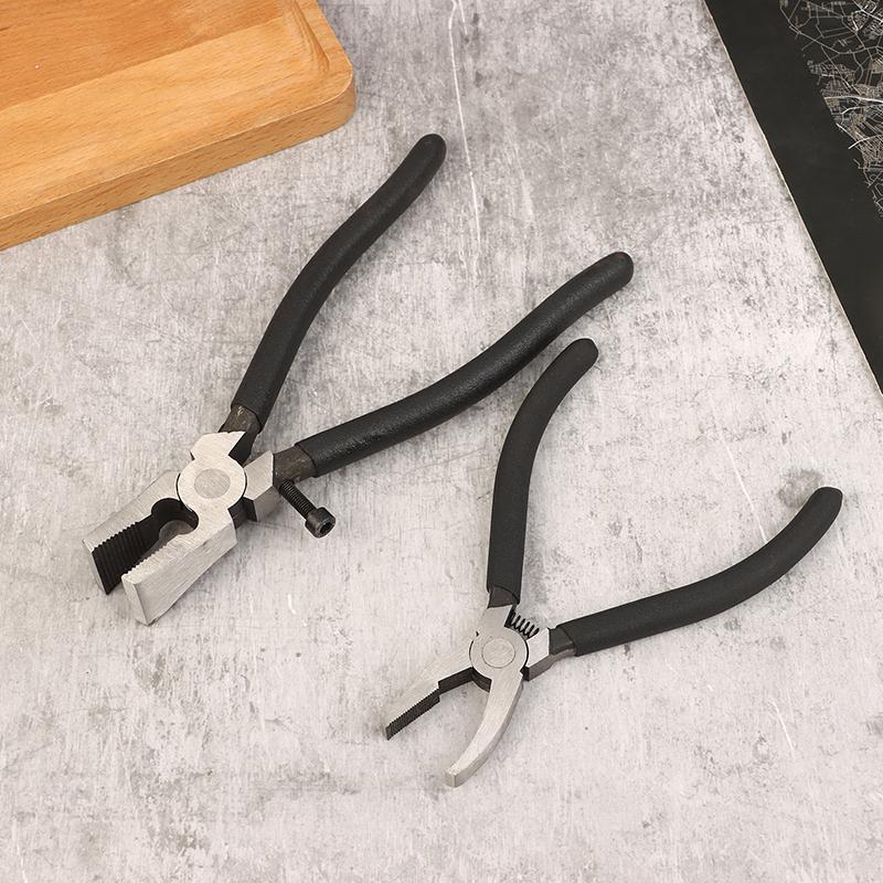 6/8 Inch Model Clamping Pliers Model Tools Adjustable Tiles Nippers Glass Cutter Ceramics Practical Breaker Glass Pliers Diy Too