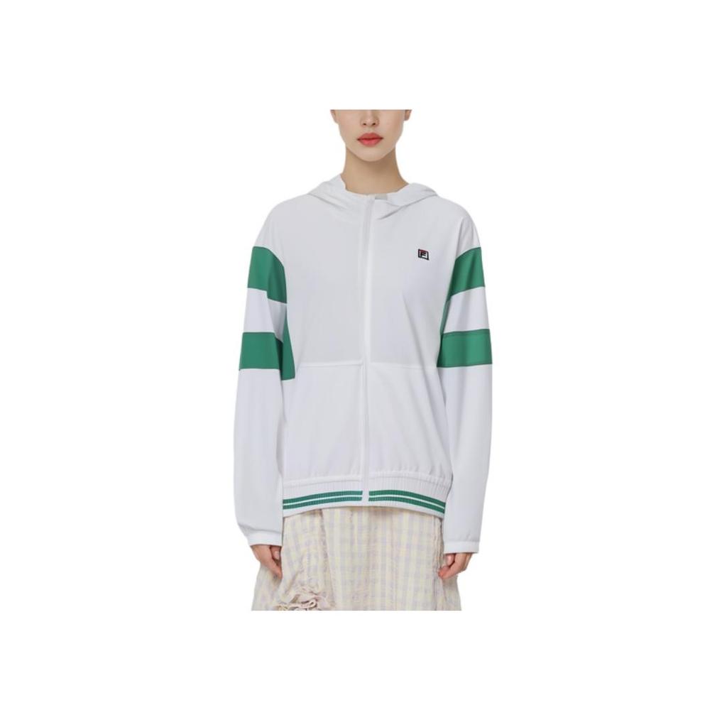 New FILA Jackets Women's Jade White A11W333701F-WT