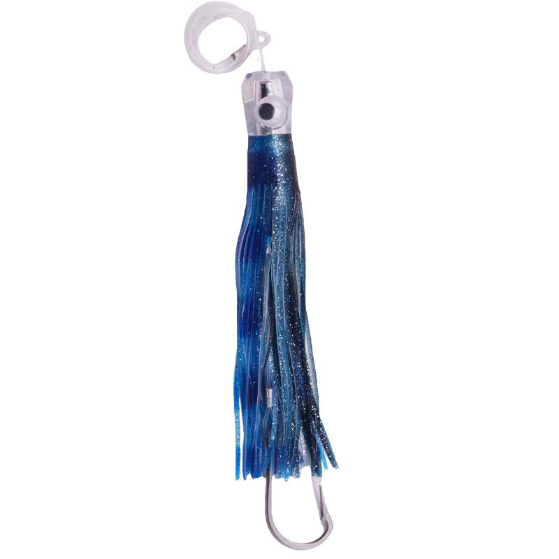 Saltwater Fishing Squid Skirt Lure - 8.5 Inch, 6 Colors, Bionic Trolling Lure