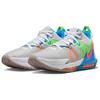 Nike LeBron Witness 7 Grey Fog Multi-Color Men Sneakers Cobblestone Laser-Blue Hyper-Pink DM1123-003