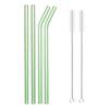 Colorful Glass Straws Reusable Drinking Straw Eco-friendly High Borosilicate Glass Straw Glass Favors Bar Drinkware Tube Party