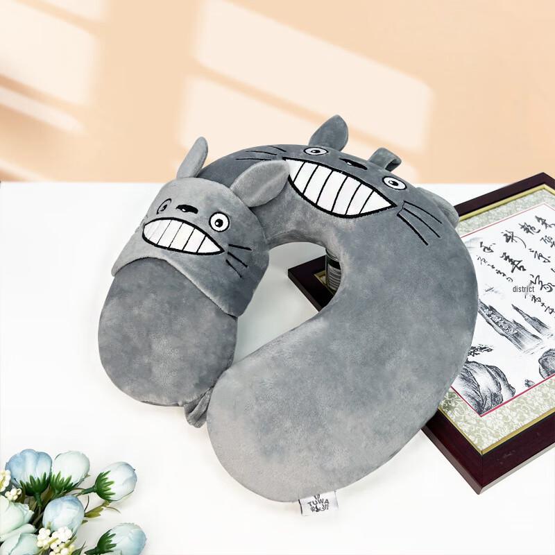 OEING Cartoon Travel U-shaped Memory Foam Neck Pillow