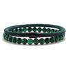 New 2Pcs Men Bracelet Set Lucky Red Thread Braslet 6mm Natural Onyx Tiger Eyes Stone Strand Braclet Pulseria Homme Beach Jewelry