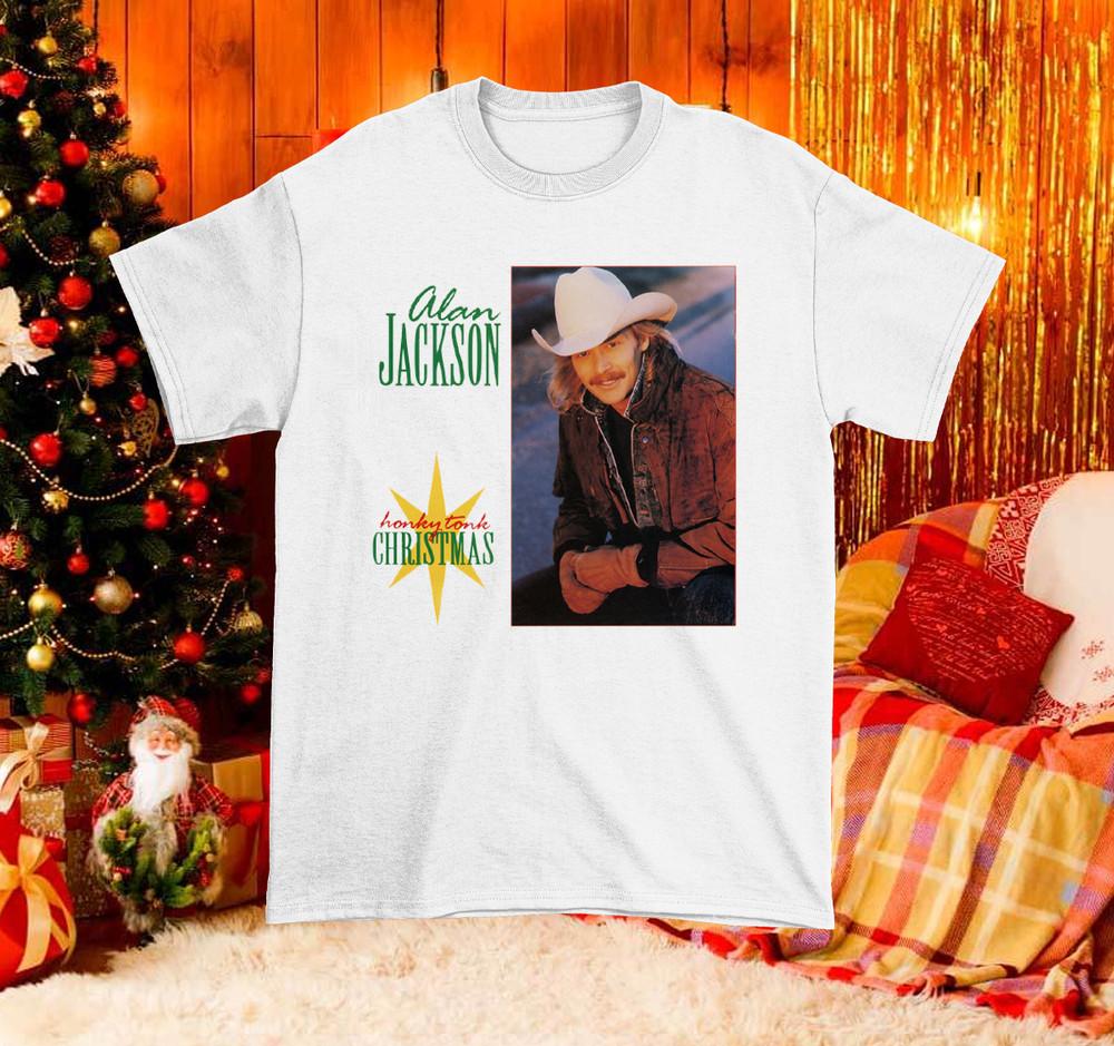 Honky Tonk Christmas - Album by Alan Jackson Shirt S-5XL AD772 Unisex T-Shirt XL