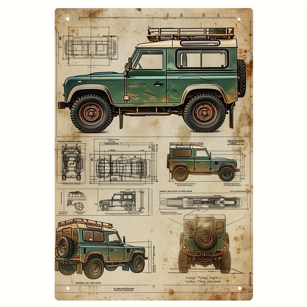 Vintage Metal Tin Sign 20x30cm - Rustproof Waterproof Wall Art, Vertical Retro Decor for Home Garage Bar Cafe, Easy Install