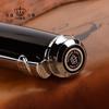 Duke Black And Silver Carbon Fiber Bent Nib Calligraphy 0.8MM & Fountain Pen For Writing Pen GFP015