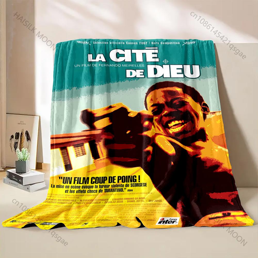 1PC Movie Poster Colorful Illustration Gun Print Adult Children Warm Blankets Home Travel Car Soft Comfortable Luxury Gifts