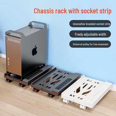 Removable Desktop Computer Chassis Bracket with Adjustable Height for Home or Office Use