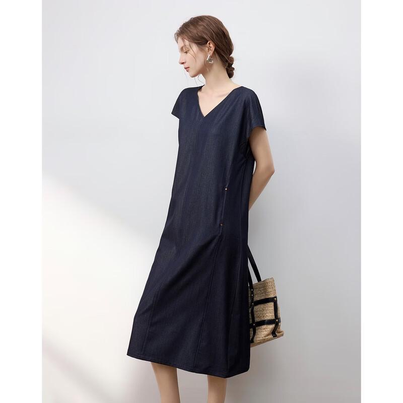 Demana Summer V-Neck Sleeveless A-Line Dress